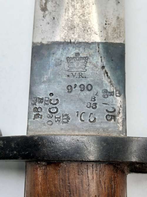 B12) ANGLO BOER WAR PERIOD MAUSER MODEL 1888 BAYONET