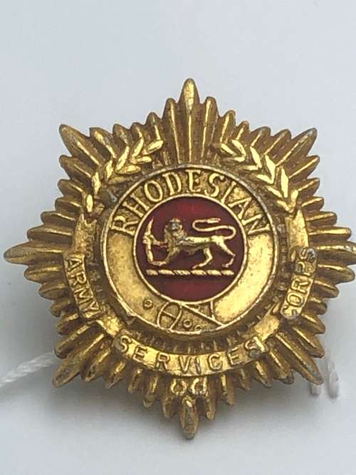 RHODESIAN ARMY OFFICERS BADGE