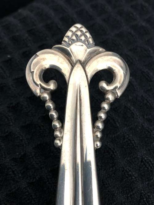 3 PIECE DANISH SILVER SERVING SET BY JOHANNES SIEGGAARD