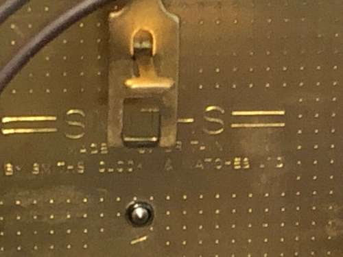 GOOD QUALITY SMITHS BRACKET  CLOCK IN WALNUT