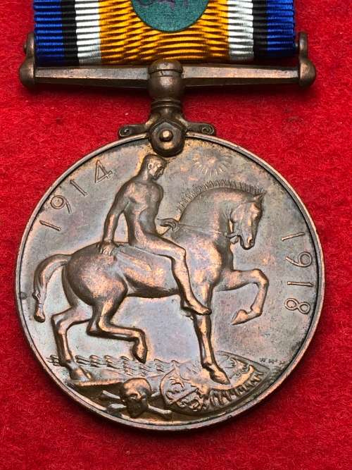 041) WW1 SOUTH AFRICAN LABOUR CORPS BRONZE WAR MEDAL AFRICAN SOLDIER -20031 PTE T SHOBA SANLC
