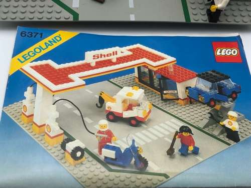 VINTAGE LEGOLAND 6371 WITH BOX AND PAMPHLET 1983