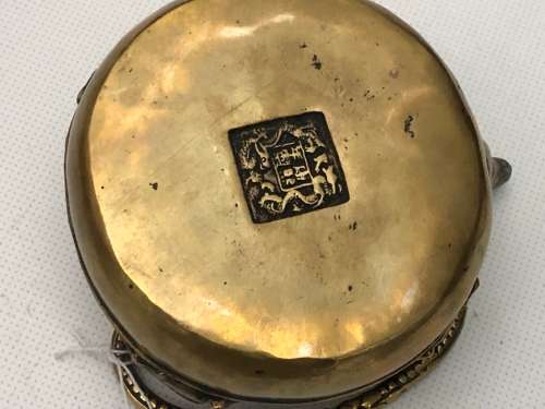 CHINESE BRASS TEAPOT (MARKINGS)