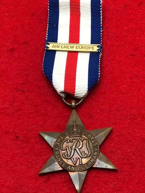 D13) FRANCE AND GERMANY STAR WITH AIR CREW EUROPE CLASP