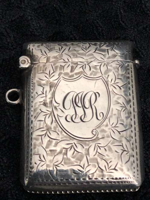 SILVER VESTA CASE BIRMINGHAM 1913