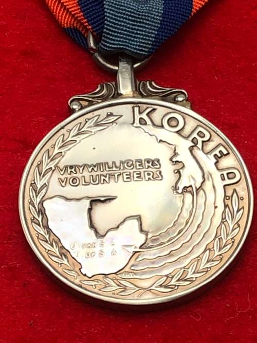 S3) SOUTH AFRICA-KOREA VOLUNTEERS MEDAL-FULL SIZE