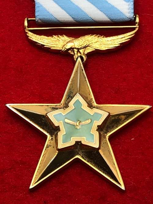 S16) SOUTH AFRICAN AUR FORCE AD ASTRA MEDAL FULL SIZE SILVER