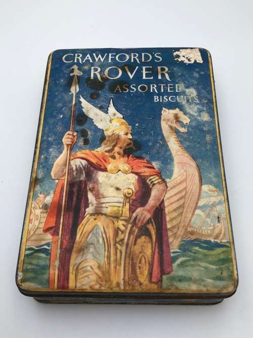 VERY UNUSUAL VINTAGECRAWFORDS BISCUITS  TIN