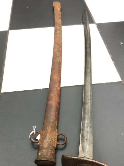 BITISH 1885 TROOPERS SWORD WITH SCABBARD