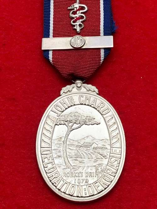 S8) JOHN CHARD SILVER MEDICAL CORPS JCD BAR NO1055
