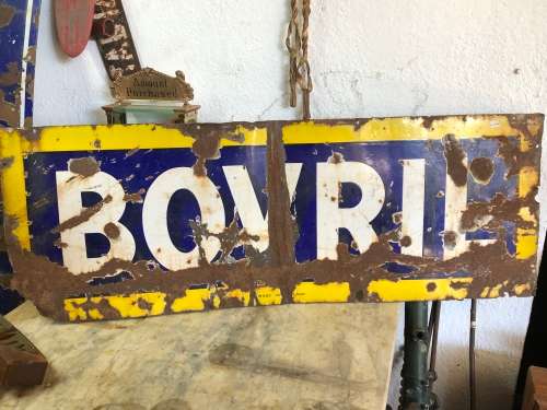 VERY EARLY ENAMEL BOVRIL ENAMEL SIGHN (ENGLISH)