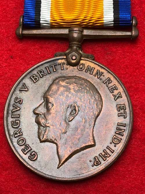 041) WW1 SOUTH AFRICAN LABOUR CORPS BRONZE WAR MEDAL AFRICAN SOLDIER -20031 PTE T SHOBA SANLC