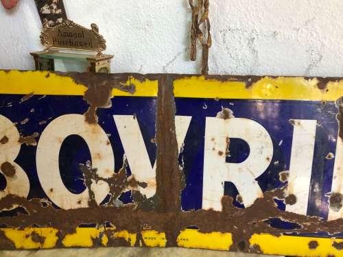 VERY EARLY ENAMEL BOVRIL ENAMEL SIGHN (ENGLISH)