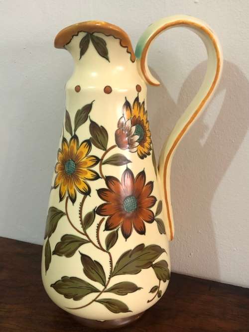 LARGE ROYALZUID GOUDA JUG WITH HANDLE