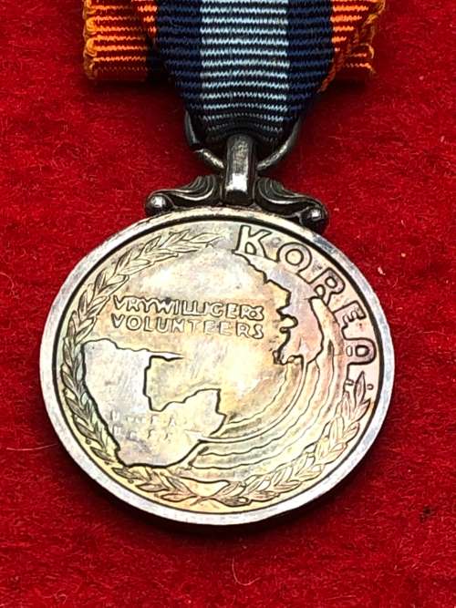 S4) SA- KOREA VOLUNTEERS MINIATURE MEDAL