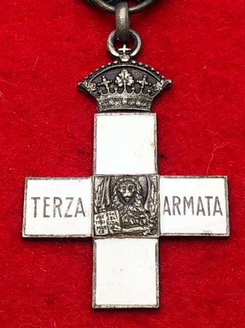 I3)ITALIAN CROSS OF THE 3rd ARMY WW1