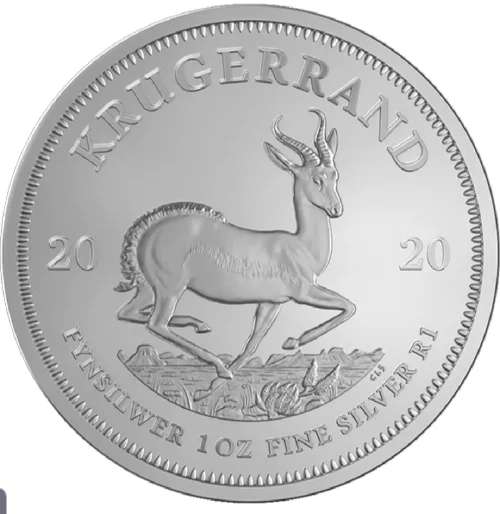 South African 1oz silver krugerrand