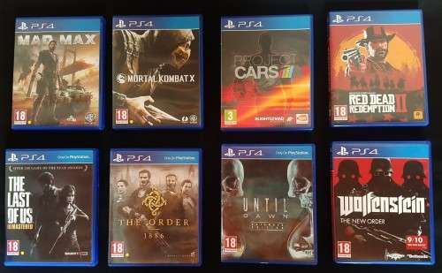 PS4 1TB Console and 18 Games