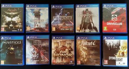 PS4 1TB Console and 18 Games