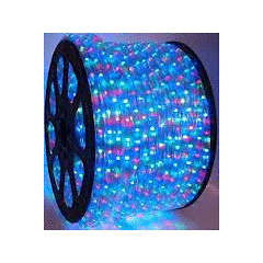 100 Meter Multicoloured Rope Light - Included controller box