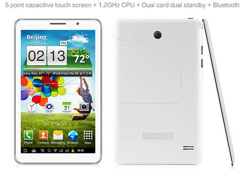 7inch Call Tablet. Android 4.1. Bluetooth, Dual Sim, Playstore, Whatsapp, BBM, 2 external batteries.