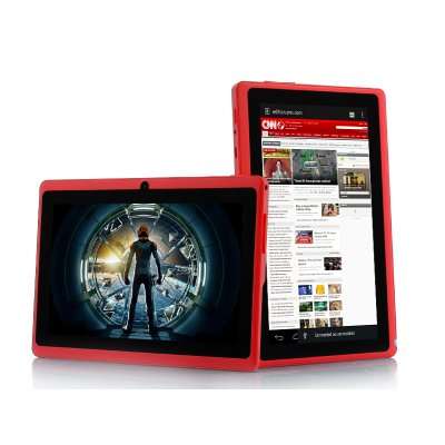 Red Android 4.2 Tablet PC 7 Inch Screen, 1.2GHz CPU, 512MB RAM, Wi-Fi, 4GB Playstore