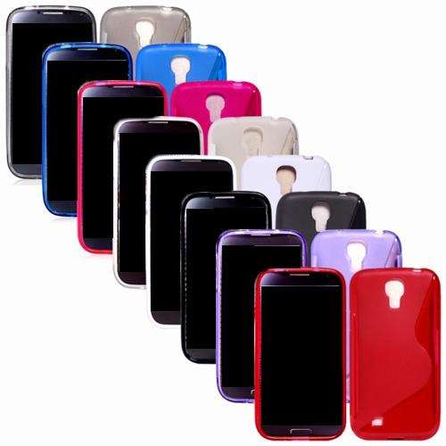 8PCS Set Protective Soft TPU Back Case Cover for Samsung Galaxy S4