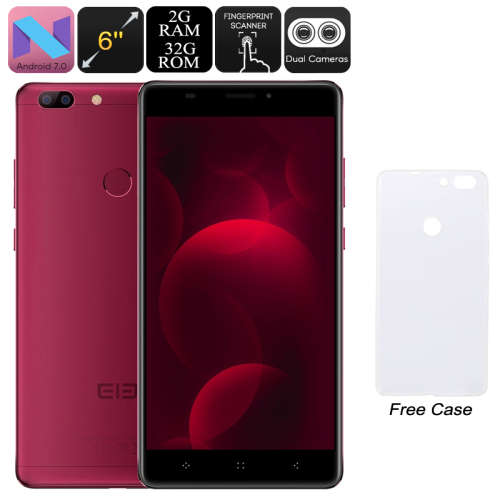 Elephone C1 Max Android 7.0 Phone , Quad-Core, 2GB RAM, Dual-IMEI, 4G, 6-Inch IPS, 13MP Dual -Camera