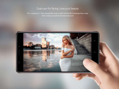 Elephone C1 Max Android 7.0 Phone , Quad-Core, 2GB RAM, Dual-IMEI, 4G, 6-Inch IPS, 13MP Dual -Camera