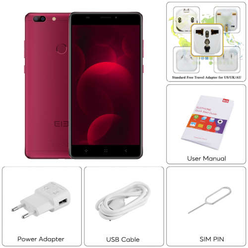 Elephone C1 Max Android 7.0 Phone , Quad-Core, 2GB RAM, Dual-IMEI, 4G, 6-Inch IPS, 13MP Dual -Camera