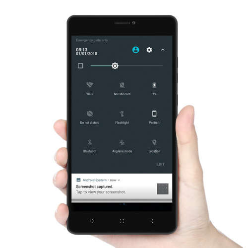 Elephone C1 Max Android 7.0 Phone , Quad-Core, 2GB RAM, Dual-IMEI, 4G, 6-Inch IPS, 13MP Dual -Camera