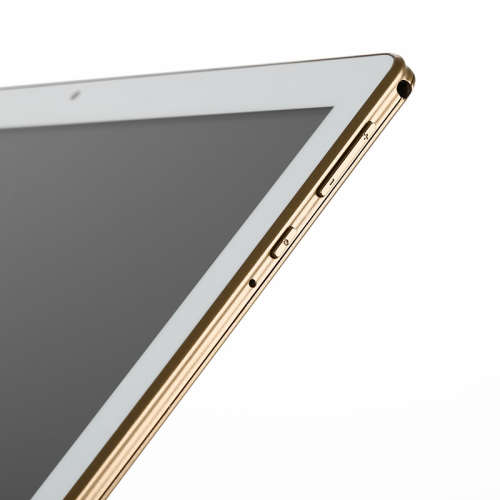10.1" 3G Tablet - Quad Core CPU, Android OS, OTG, Dual SIM, HD IPS Display, 4500mAh Battery, Gold