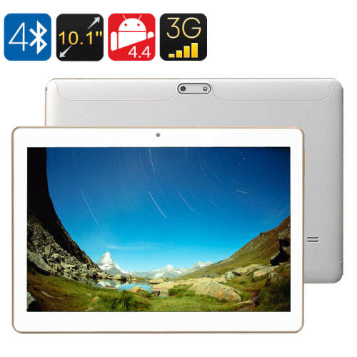 10.1" 3G Tablet - Android OS, OTG, Dual SIM, HD IPS Display, 4500mAh Battery, White (Please Read)
