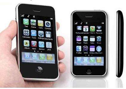 I9+++ Dual Card Quad Band JAVA Cell Phone Black