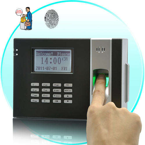 Fingerprint Time Attendance And Door System (Black)