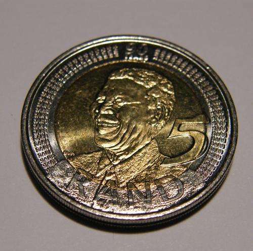 2008 BIRTHDAY R5 COINS MANDELA  GOOD CONDITION