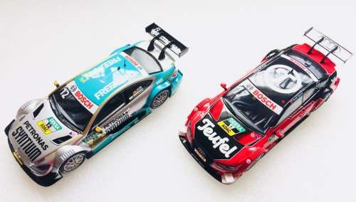 1/32 CARRERA AUDI RS5 DTM 27509 & AMG MERCEDES C-COUPE DTM 27510 - SET