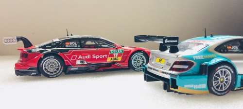 1/32 CARRERA AUDI RS5 DTM 27509 & AMG MERCEDES C-COUPE DTM 27510 - SET