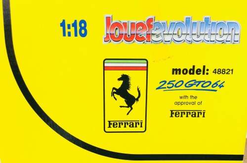 FERRARI 250 GTO 64 - JOUEF EVOLUTION 48821 1:18 - BOXED NEW