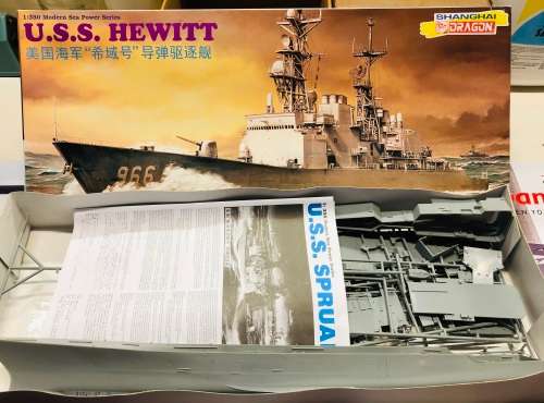 U.S.S HEWITT 1:350 MODERN SEA POWER SERIES KIT NO:1009