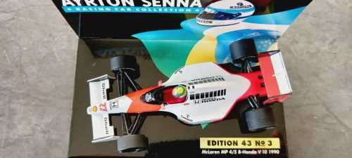 MINICHAMPS - MCLAREN MP4/5 B-HONDA V10 TURBO 1990 A. SENNA EDITION 43 NO.3