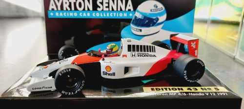 MINICHAMPS - MCLAREN MP4/6 HONDA V12 1991 A. SENNA EDITION 43 NO.5