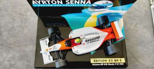 MINICHAMPS - MCLAREN MP4/6 HONDA V12 1991 A. SENNA EDITION 43 NO.5
