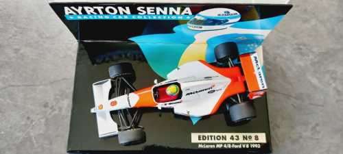 MINICHAMPS - MCLAREN MP4/8 FORD V8 1993 A. SENNA EDITION 43 NO.8