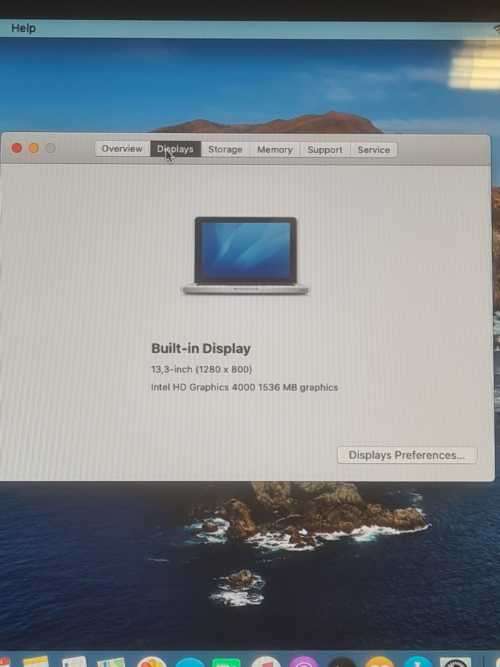 MacBook Pro 13.3-inch | Core i5 2.5GHz | 16GB RAM | 500GB HDD