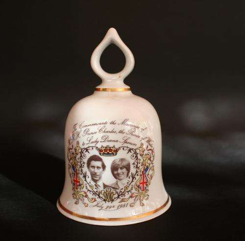 Commemorative Prince Charles and Princess Diana Dinner Bell