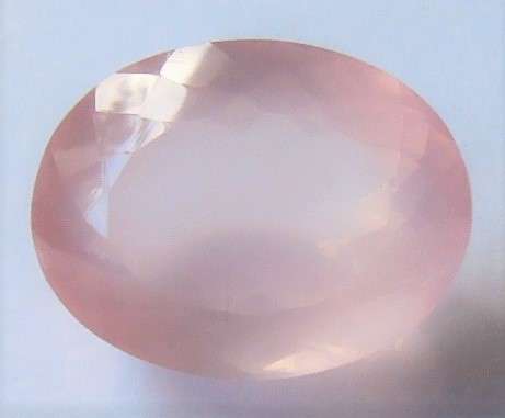 Certified Natural Rose Quartz, Oval, 11.18 ct.