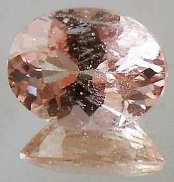 Natural Pink Morganite - I1, 1.18 ct. - Oval