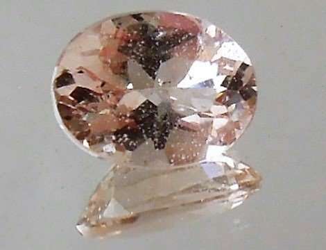 Natural Pink Morganite - I1, .90 ct. - Oval