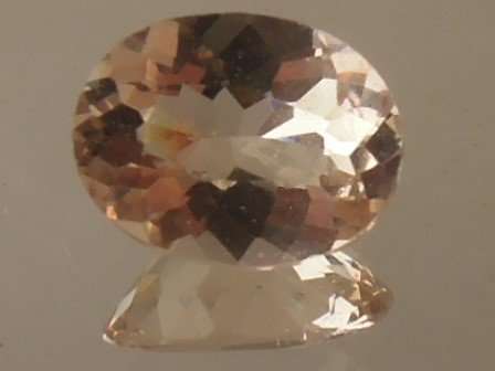 Natural Pink Morganite - VS, .86 ct. - Oval